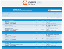 Tablet Screenshot of hondacb650.com
